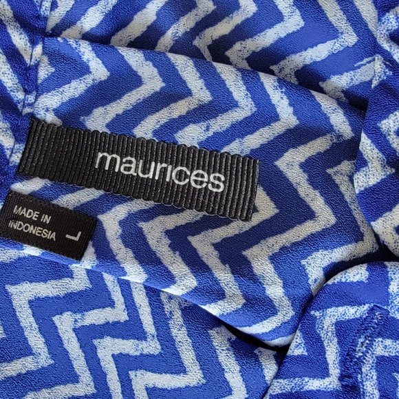 2-pc Set of Maurices Cap-Sleeve Tops (Size L) - Picture 2 of 2